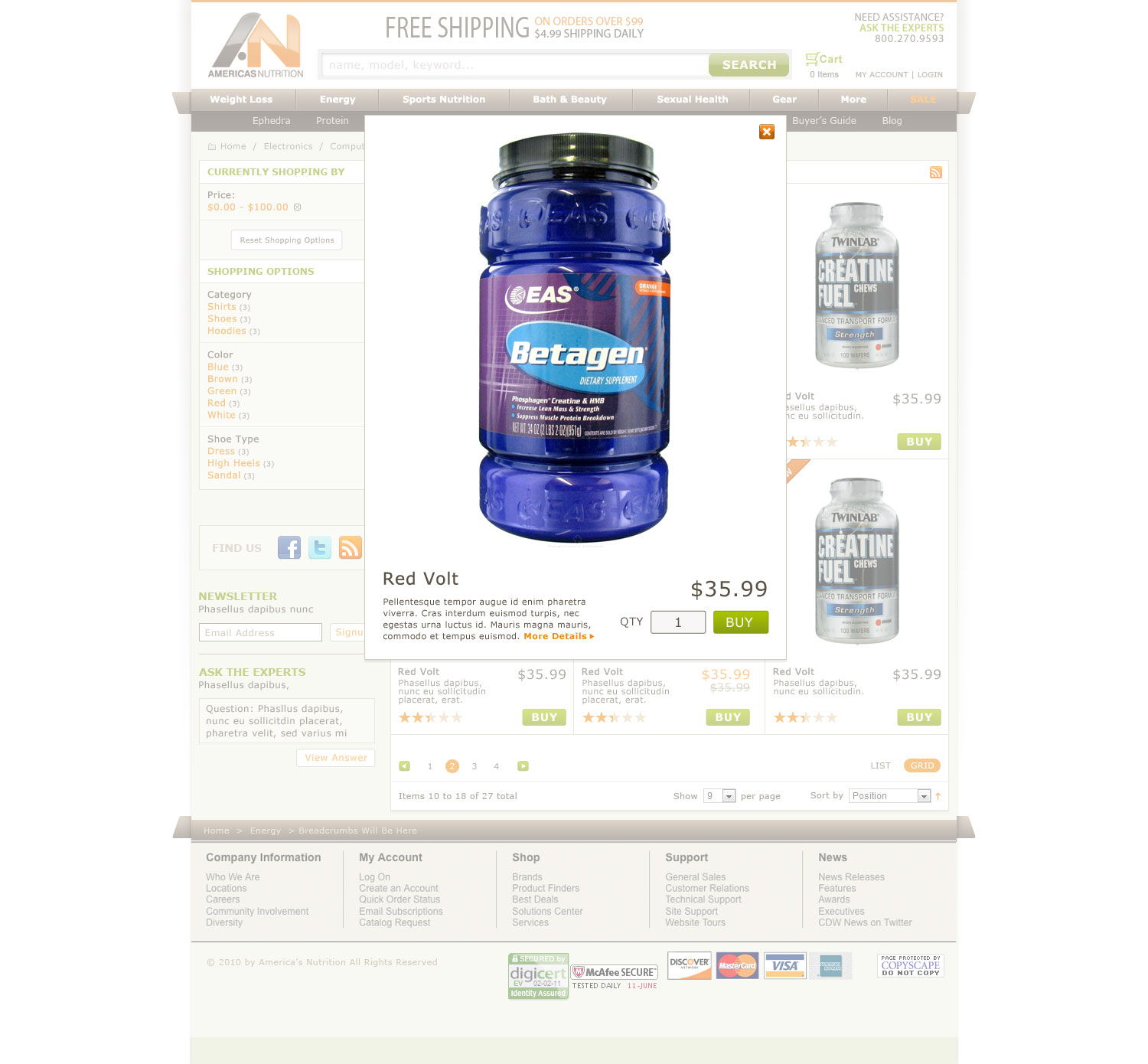 Americas Nutrition - undefined